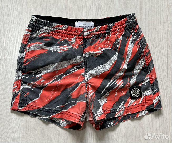 Stone Island camo шорты детские оригинал