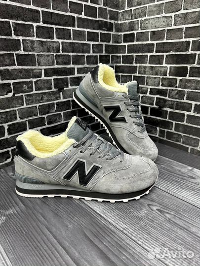 Кроссовки new balance 574 зимние