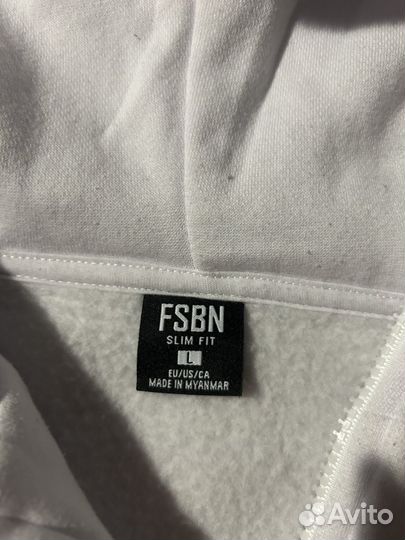 Белое зип худи