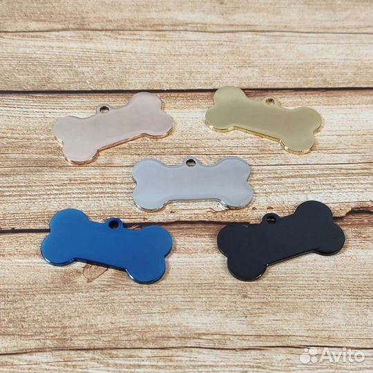 Жетон для собаки с гравировкой