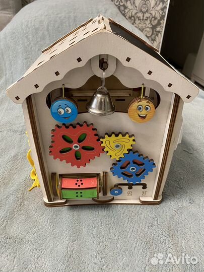 Бизиборд домик iwoodplay