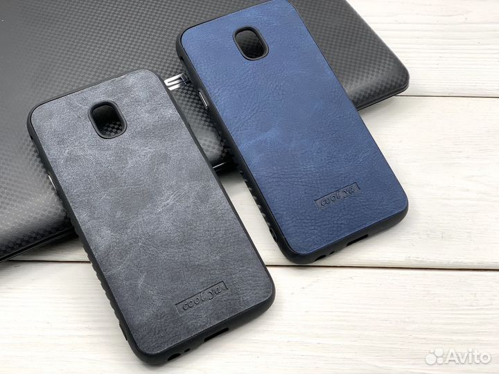 Чехол на samsung, iPhone силикон+кожа