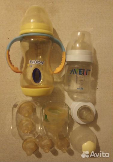 Бутылочки для кормления avent