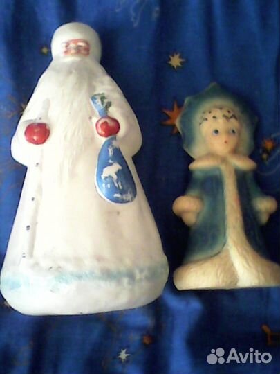 Советский дед мороз и снегурочка