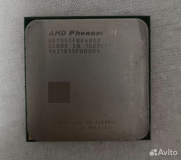 Amd phenom ii x6 1055t 6 ядер