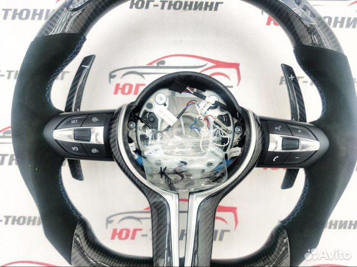 Руль M-Performance карбон + алькантара с дисплеем