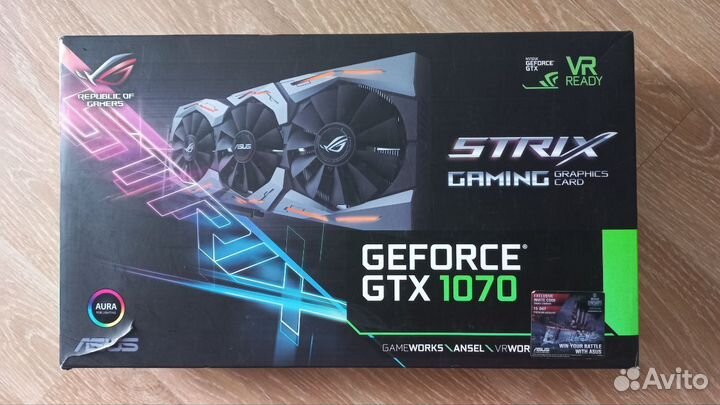 Nvidia geforce GTX 1070 8gb