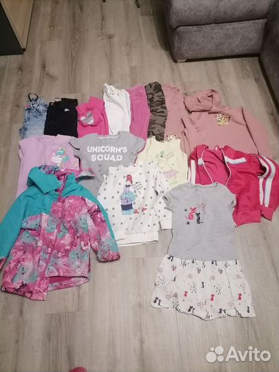 Пакет вещей 122 на девочку