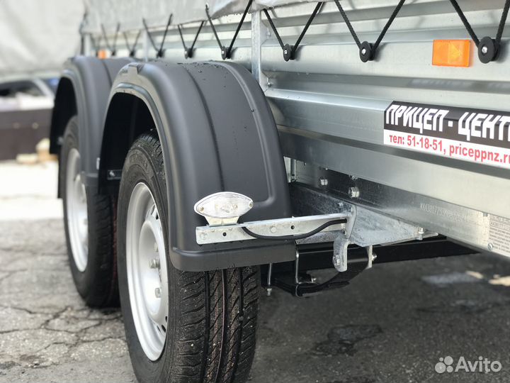 Прицеп мзса модель 817733 двухосный
