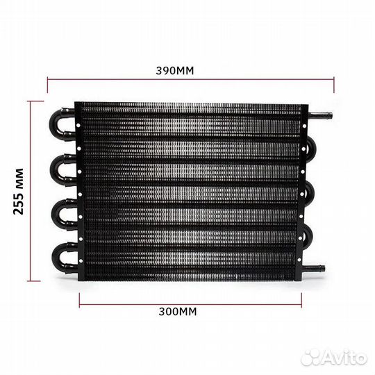 Маслокулер - радиатор автомата 8 рядов (Чёрный)