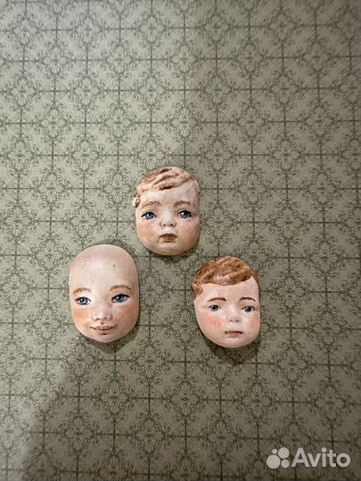 Личики для ватных игрушек