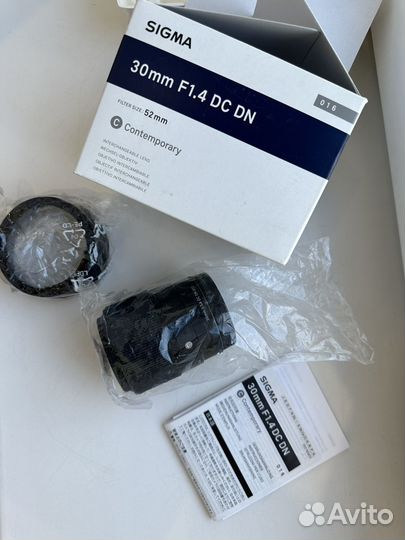 Объектив Sigma 30mm f/1.4 DC DN Sony E