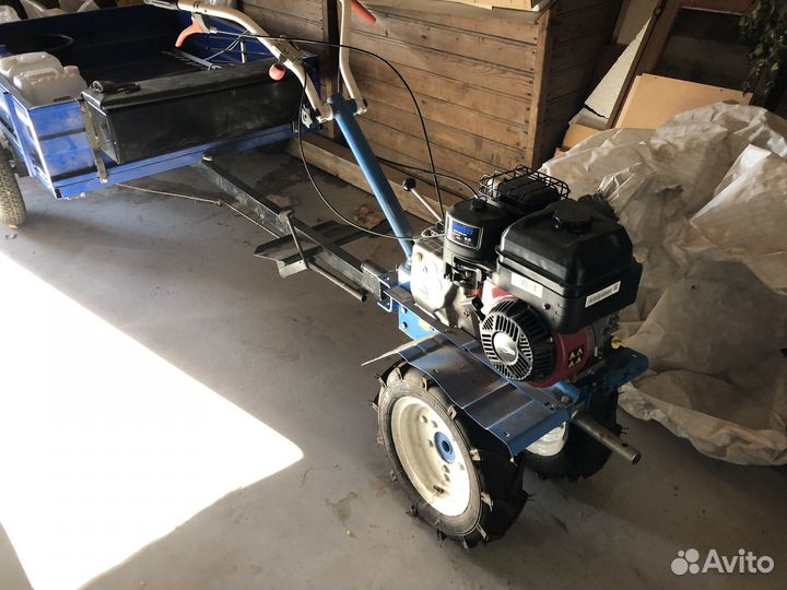 Мотоблок нева мб 2 6,5, с тележкой