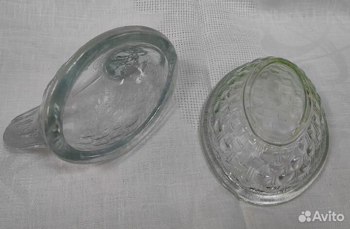 Курочка-паштетница. Старенькая стекло