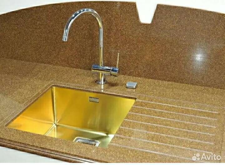 Полировка столешницы из искусственного камня