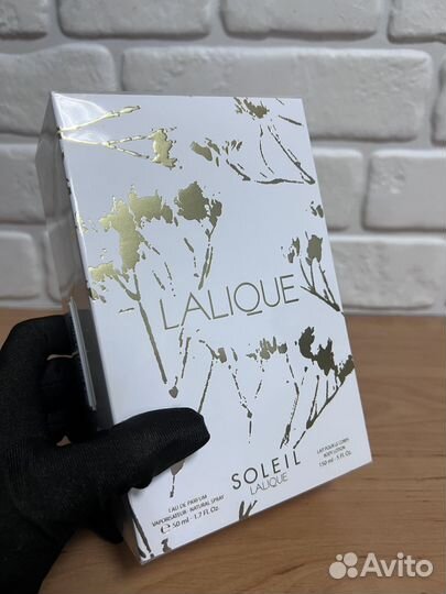 Парфюм набор подарочный lalique soleil edp (w) 50m