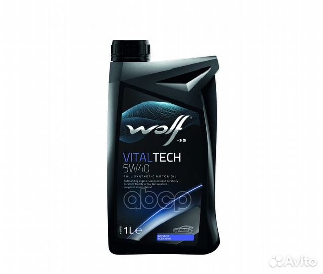 Wolf Моторное масло 5W40 Vitaltech 1л 8311093