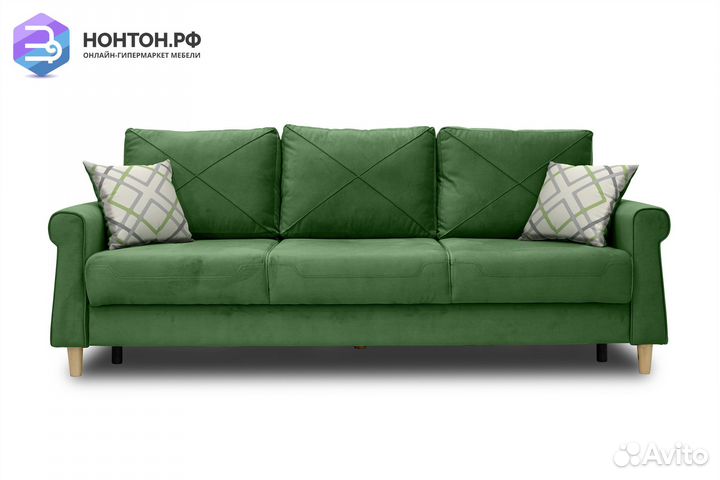 Диван тик-так Иветта зеленый