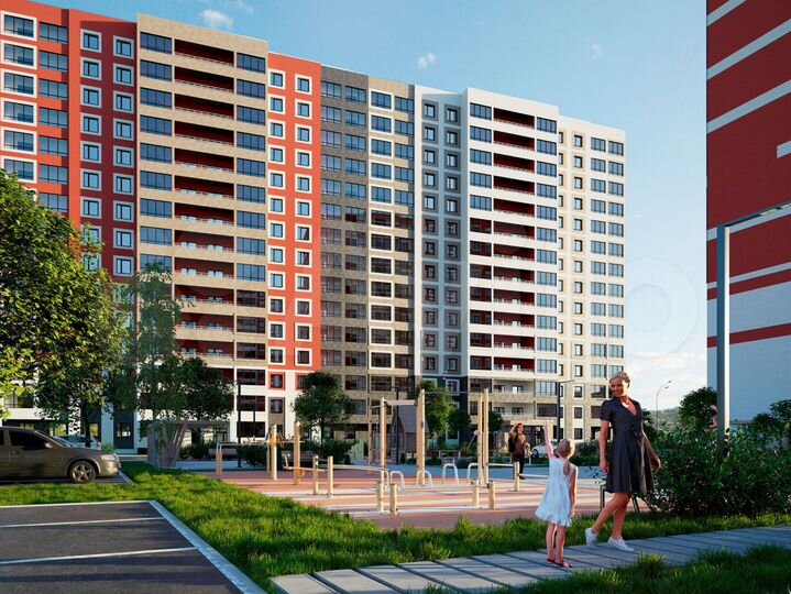 3-к. квартира, 71,6 м², 9/15 эт.