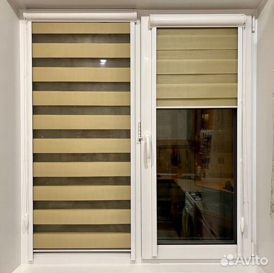 Рулонные шторы день, ночь