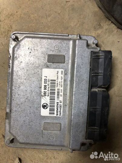 Эбу Блок управления двигателем Skoda Fabia, 1,2