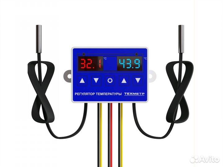 Терморегулятор техметр цкт-5 с два термодатчика