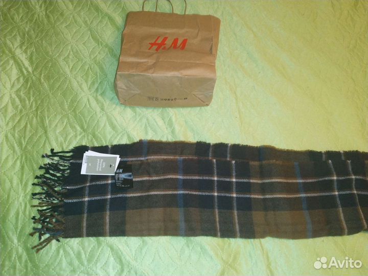 Шарф мужской оригинал H&M, отличная идея подарка