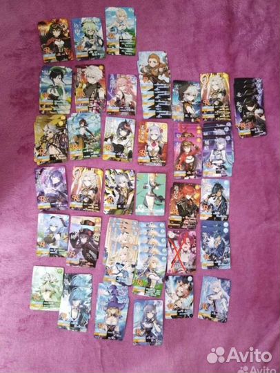 Коллекционные карты геншин обмен и продажа