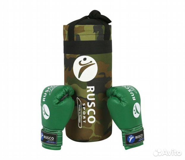 Набор бокс. начинающих rusco sport хаки 4oz