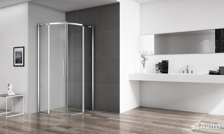 Душ. уголок BelBagno 90cm Хром acqua-r-2-90-c-cr