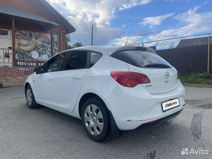 Opel Astra 1.6 AT, 2012, 174 500 км