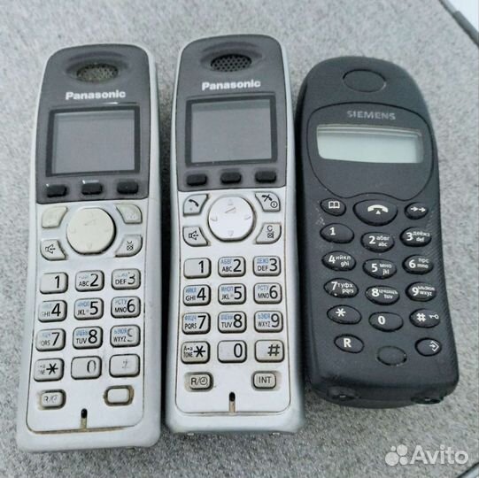 Радиотелефоны Panasonic и Siemens