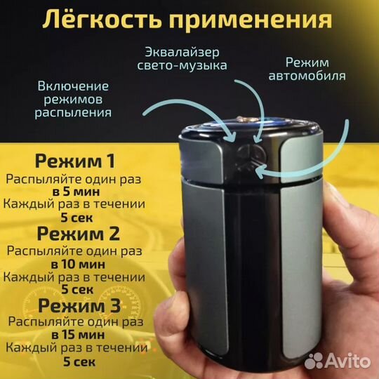 Ультразвуковой ароматизатор для автомобиля. Новый