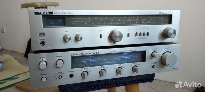 Ресивер DUX и усил. Fisher