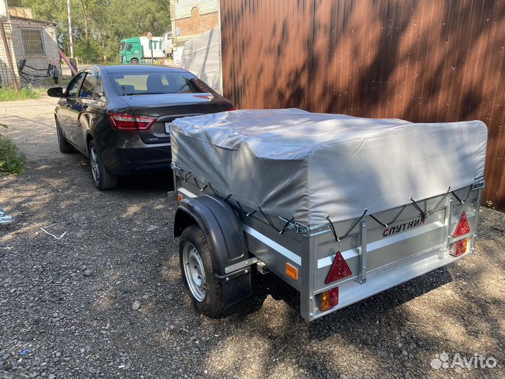 Прицеп для легкового автомобиля. Тент/дуги