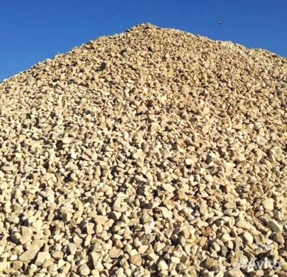 Щебень известковый 40-70