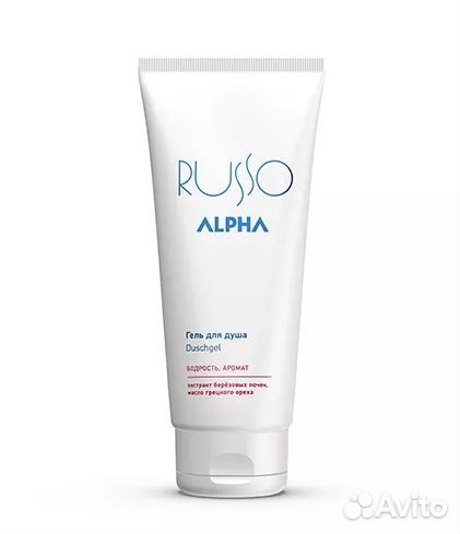 Гель для душа alpha russo