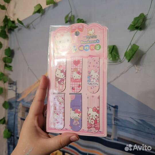 Магнитные закладки Hello Kitty