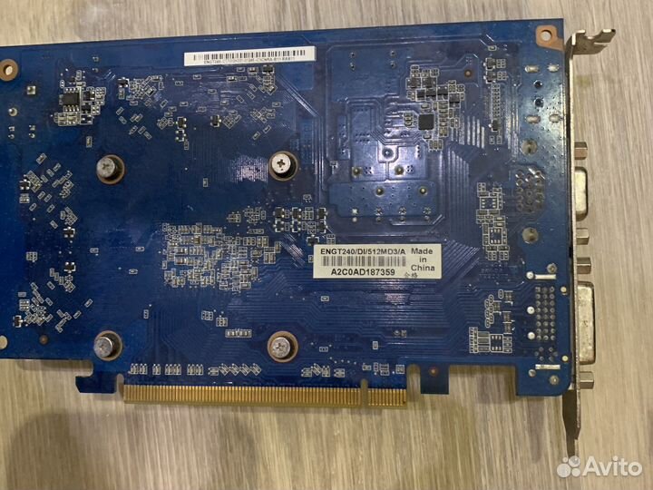 Видеокарта Asus GT 240/512mb