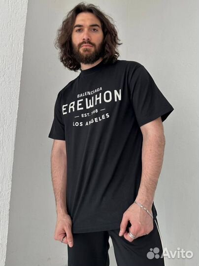 Balenciaga erewhon футболка оверсайз (топ 2024)