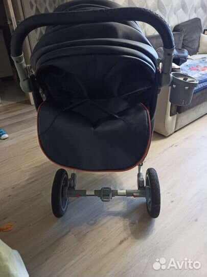 Коляска 2 в 1 эко кожа
