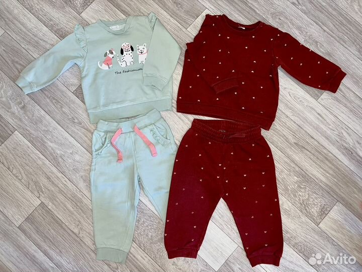 Пакет одежды для девочки 80-86 (12-18, 1-1,5)