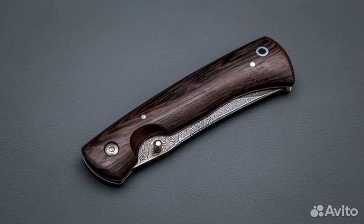 Нож складной Алтай из дамасской стали