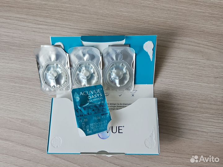 Линзы контактные acuvue oasys двухнедельные