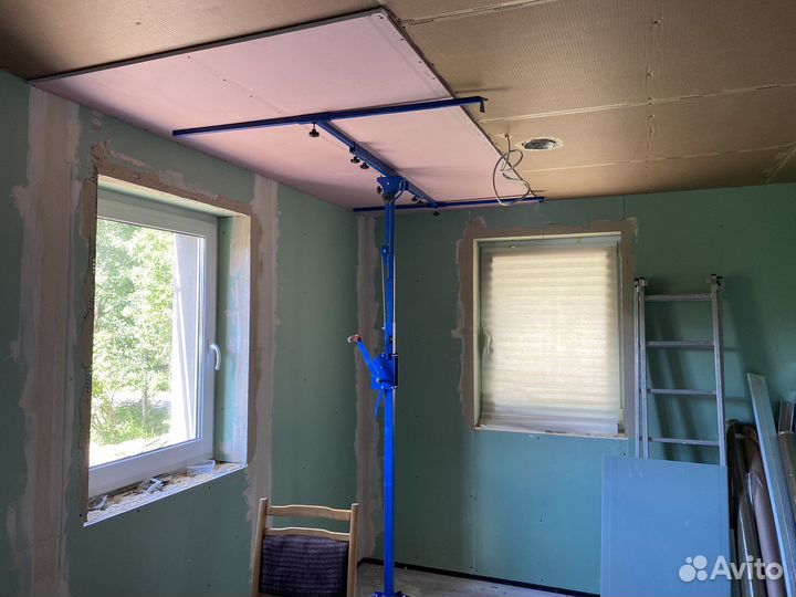 Подъемник для гипсокартона аренда. Для панелей