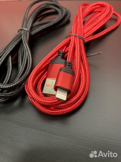 Плетённый кабель Lightning 2 метра новый