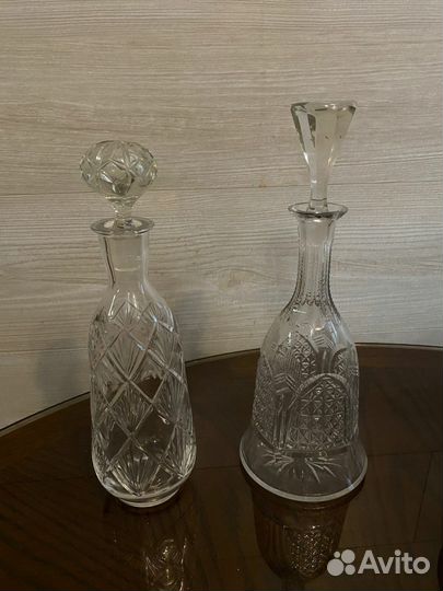 Посуда СССР и хрустальные графины
