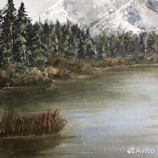 Картина маслом «Горы»