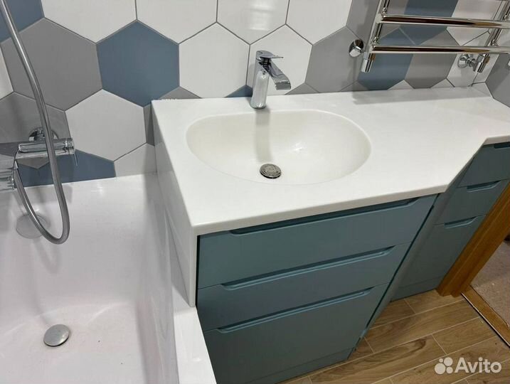 Тумба с раковиной для ванной на заказ