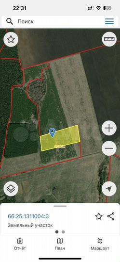 Участок 6,53 га (СНТ, ДНП)